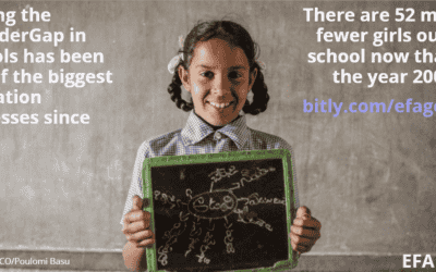 Menos de la mitad de los países han logrado la paridad de género en la educación