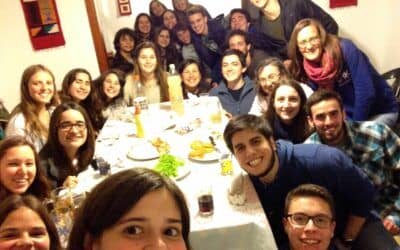 Juntos, com Santa Cândida, em Montevideo