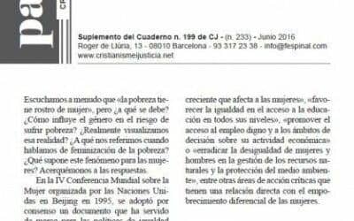 «Pobreza» se escribe en femenino