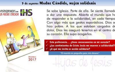 5 de agosto: Madre Cándida, mujer solidaria