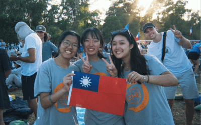 Jovens da FI Taiwan percorrem a rota da Madre Cândida